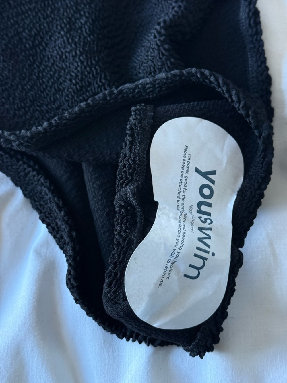 YouSwim aplomb black high waist swimsuit bikini